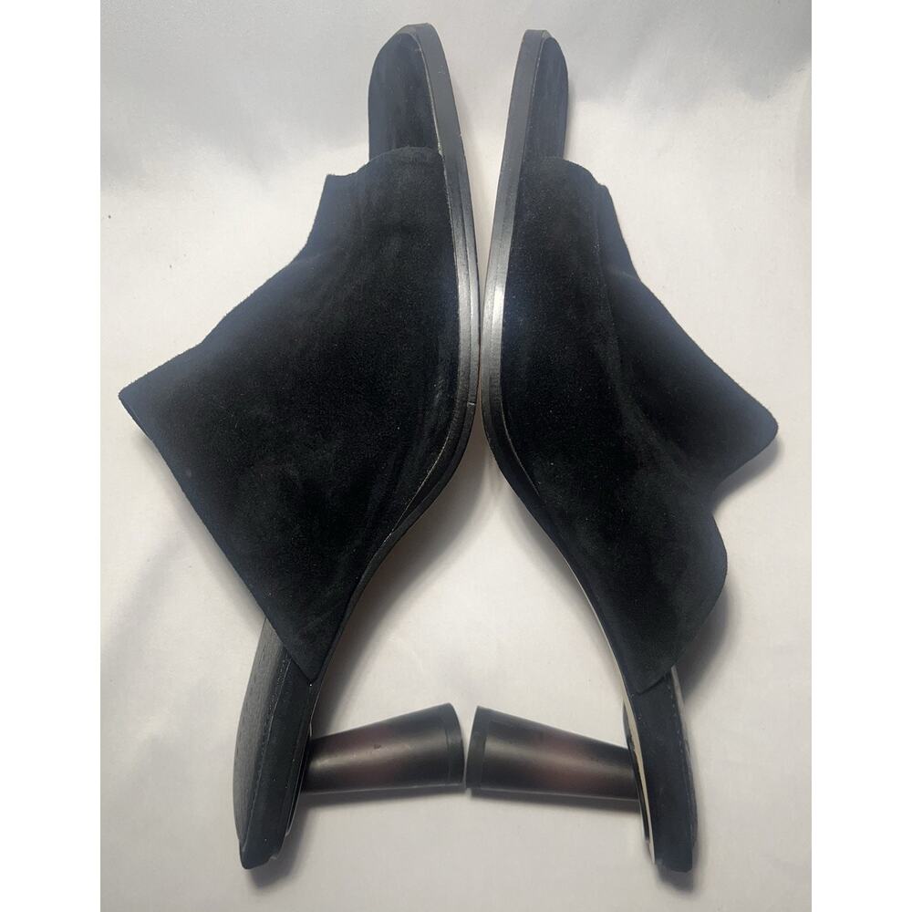 Sanctuary Women's Breezy Heeled Black Suede Sandal - Black, Size 10M Spool Heels - Picture 1 of 8